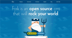 Desktop Screenshot of fork-cms.com